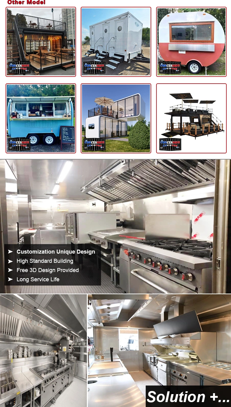 Retro Electric Food Truck Street Drivable Food Trailer Truck Car for Retail Shop on Street