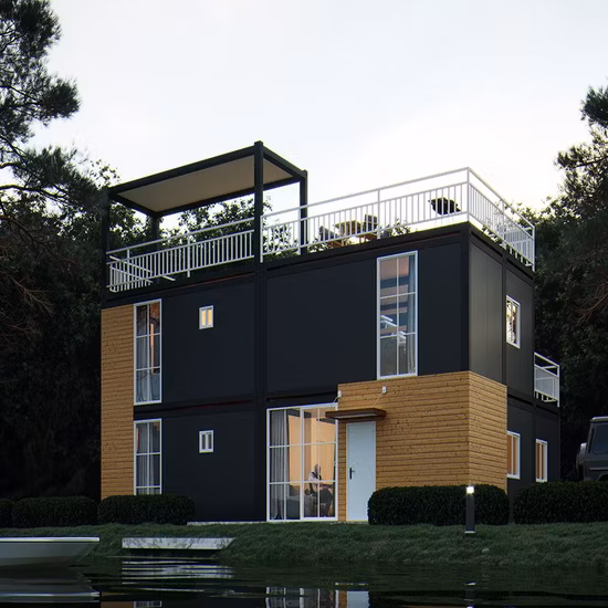 Professional High Strength Prefabricated Construction Site Camp Container House