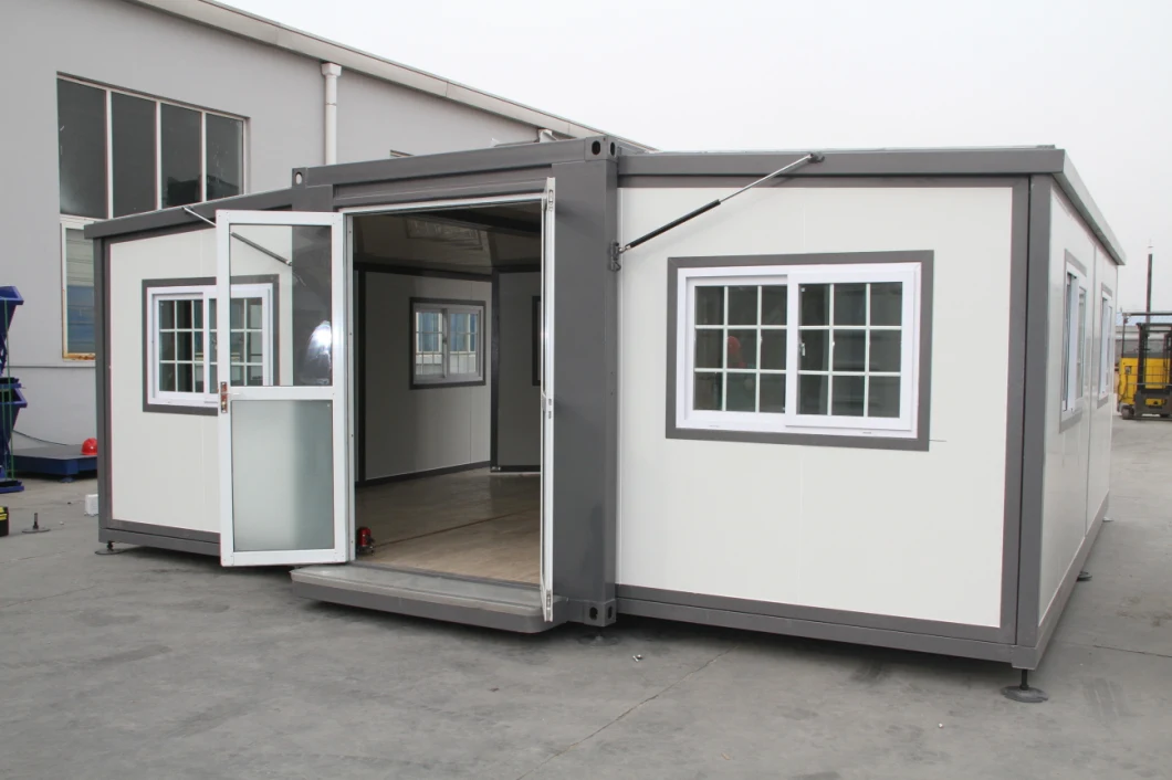 Prefabricated Steel Structure Building Prefab House Home Mobile Steel Frame Sandwich Panel Easy Quick Mstallation Modular Foldable Expandable Container House