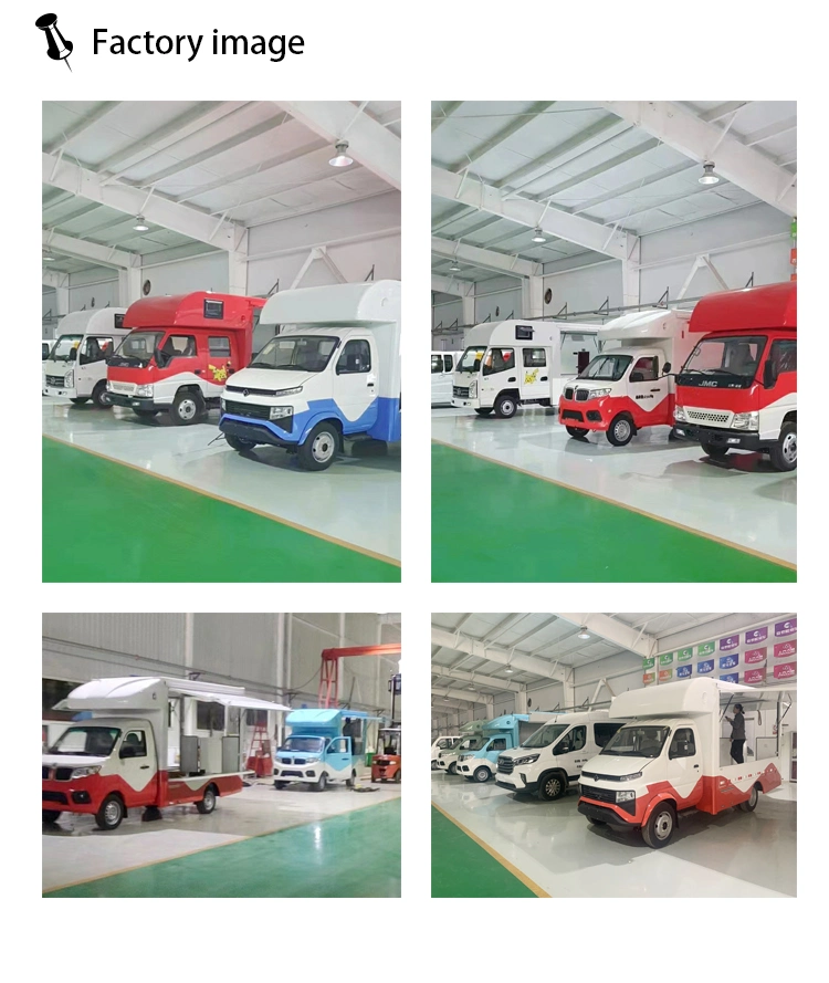 High Quality Mobile Shop Kitchen Truck Trailer Gasoline Food Railer Car for Sale