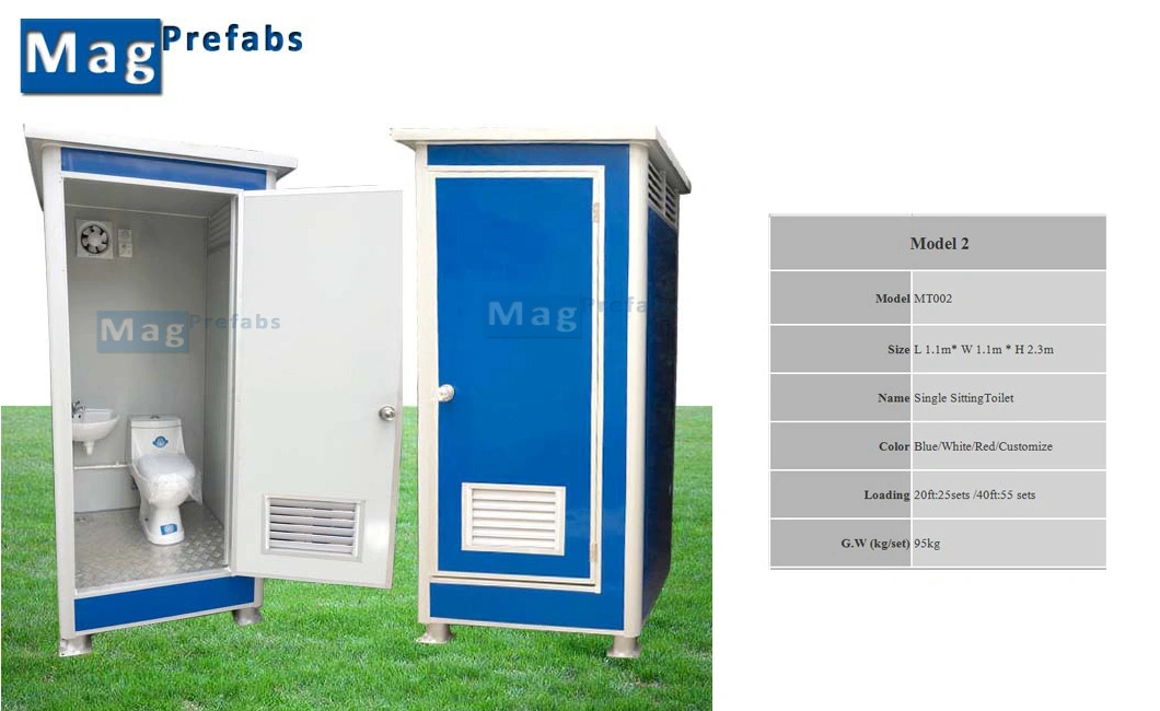 Wholesale Cheap Price Portable Chemical Cabin Mobile Movable Portable Toilet